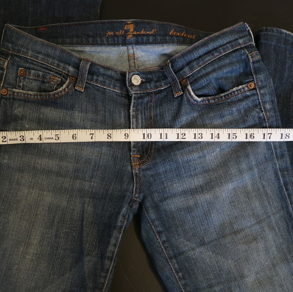 7 For All Mankind Bootcut Jeans - Picture 8 of 9